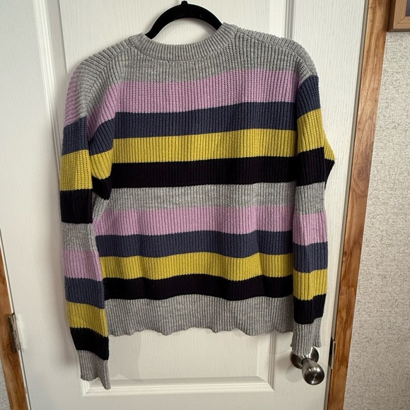 Colorful Striped Crewneck Sweater - Picture 2 of 3